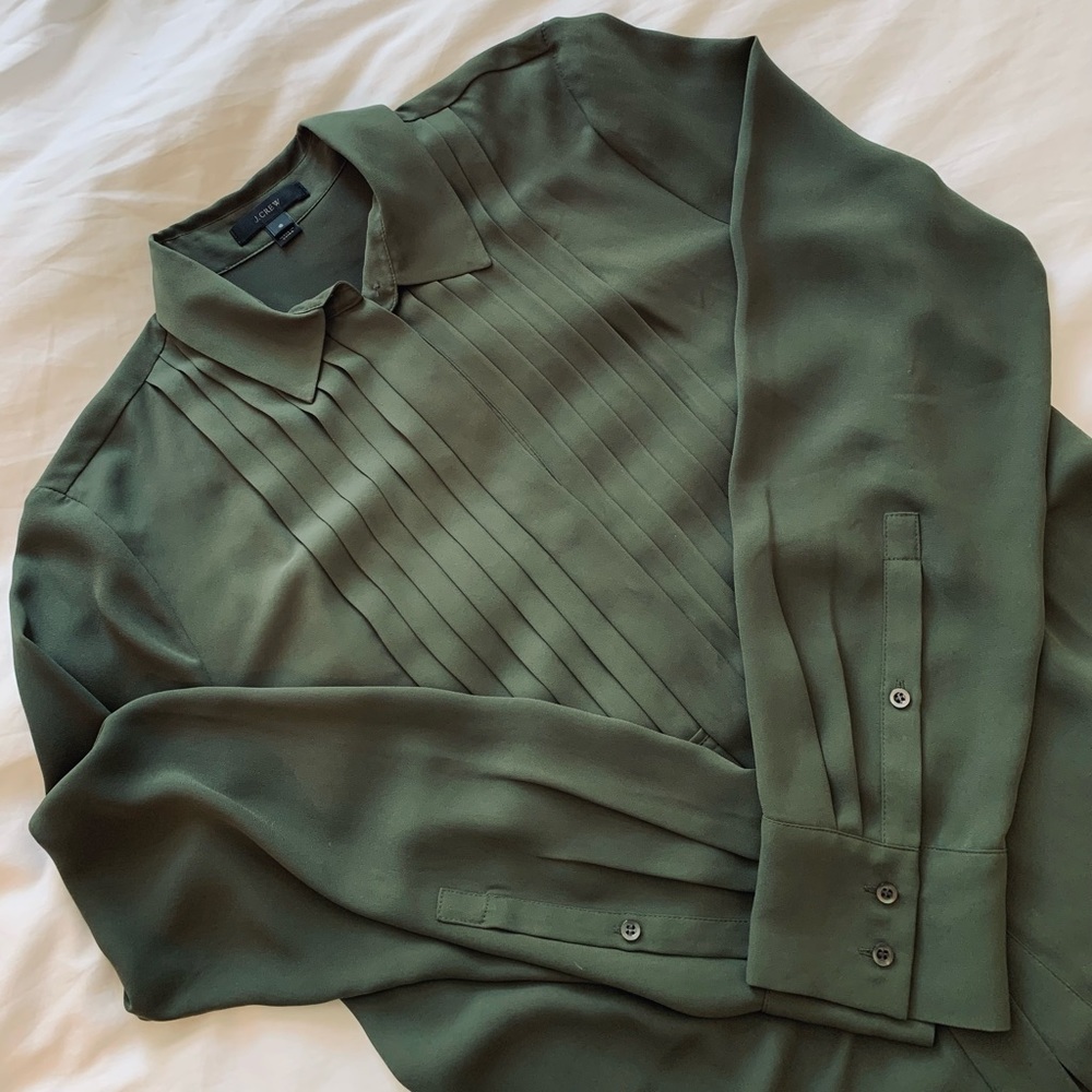 J Crew Button Down Blouse